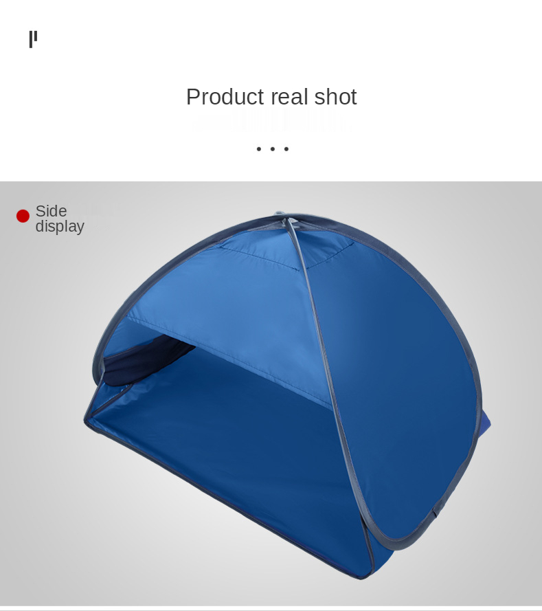 Cheap Goat Tents Beach Tent Pop Up Automatically Open Tent Family Ultra Light Folding Tent Travel Fish Camping UV Protection Full Shade Single Tents 